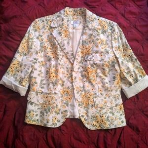 Ann Taylor LOFT Floral Blazer